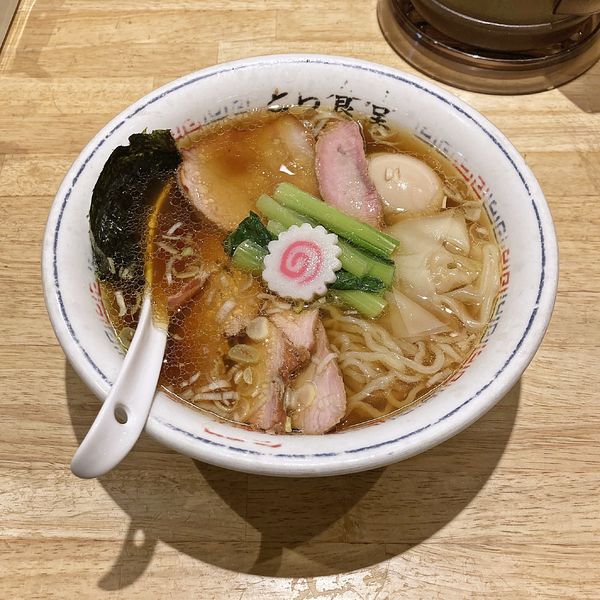 「特製中華そば」@とら食堂 福岡分店の写真