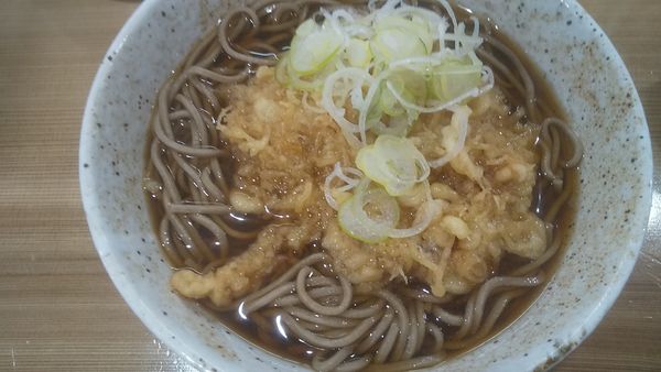 「げそ天そば（￥460）」@そば処 二葉 神田駅南口店の写真