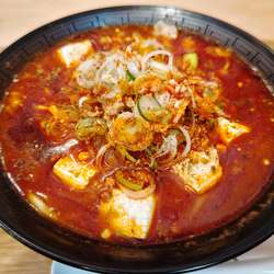 豆腐マーラー麺