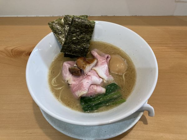 「特製鯛白湯そば」@麺屋BISQの写真