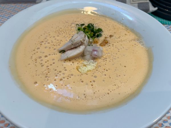 「オマール海老湯」@麺屋はやぶさ 下北沢店の写真