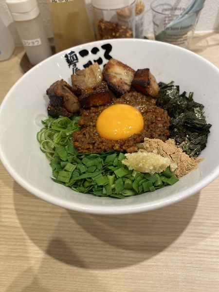 「台湾混ぜ蕎麦 コロチャー」@麺屋こころ 所沢店の写真