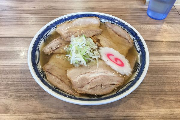 「【限定】くじら式喜多方ラーメン(チャーシュー増し)」@くじら食堂 nonowa東小金井店の写真
