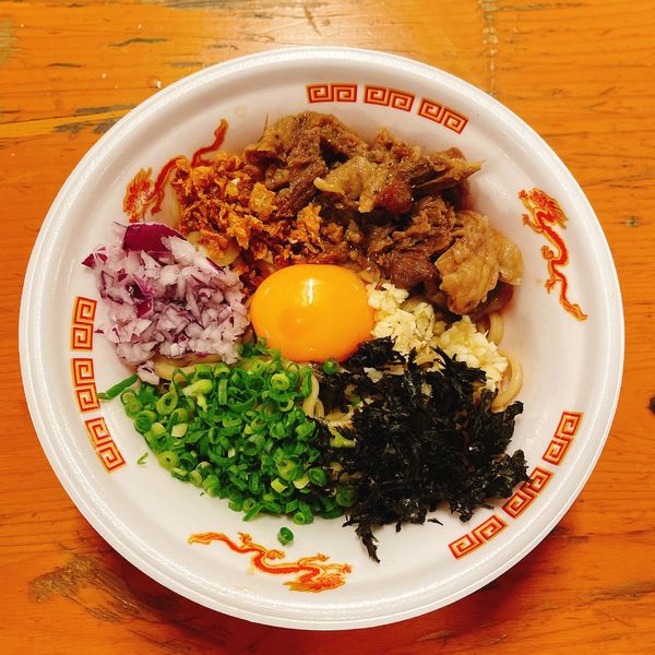 「ビーフまぜそば」@大つけ麺博 2022の写真