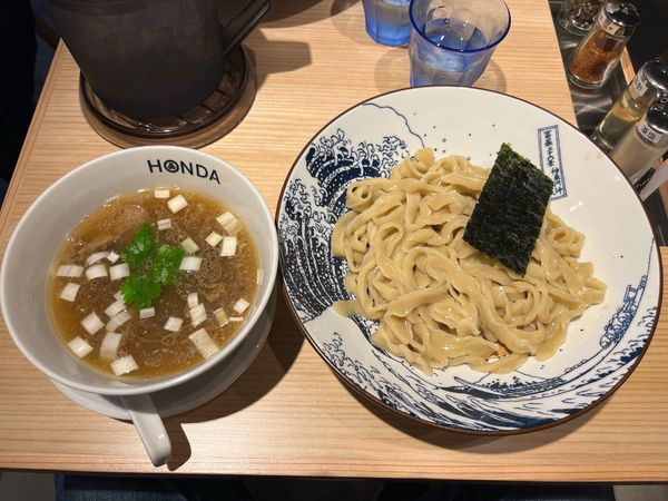 「自家製手揉みつけめん・塩 1,000円」@本田麺業 神田西口駅前店の写真