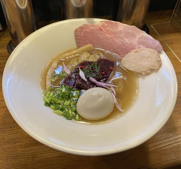 「[限定] くじらSOBA (塩で) ¥1300」@麺庵 小島流の写真