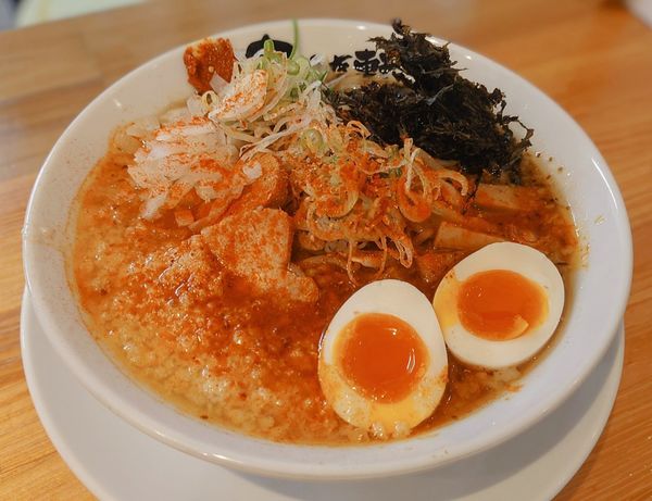 「味噌チャチャ!!ラーメン【期間限定】」@ニボチャチャ！！ラーメン あらき軒の写真