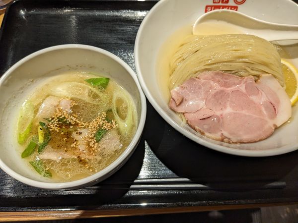 「【麺鍾馗】北海道三大昆布水とイベリコ豚のつけ麺」@#新宿地下ラーメンの写真