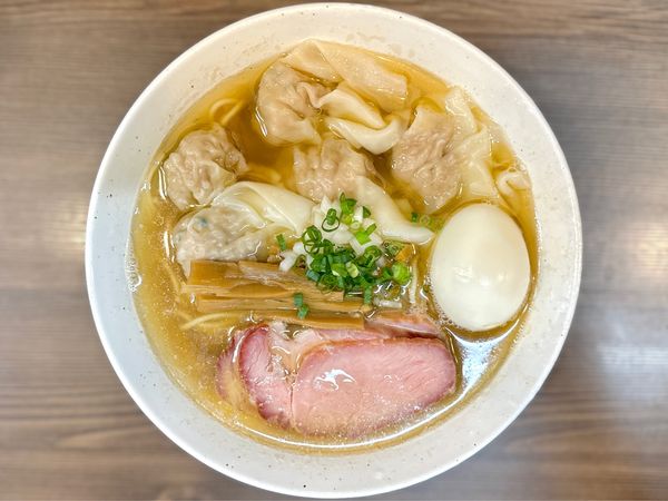 「★塩ワンタン麺🍜¥950」@中華そば さわの写真