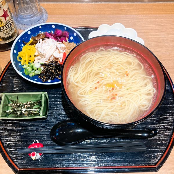 「彩り鶏Soba 鶏飯風」@鶏Soba Toraやの写真