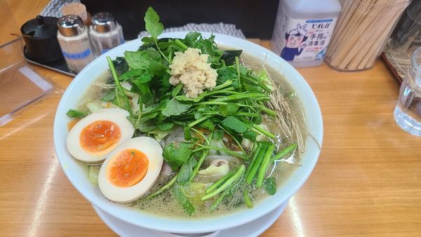 「芹と生姜の野菜タンメン」@中華そば 半ざわの写真