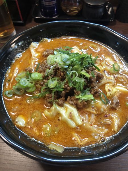 「ピリ辛味噌ラーメン　3辛」@ラーメンとんぼの写真