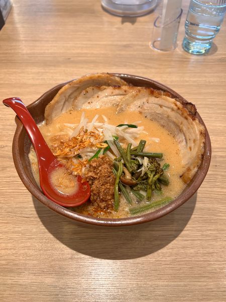 「信州味噌 味噌漬け炙りチャーシュー麺」@麺場 田所商店 福山神辺店の写真