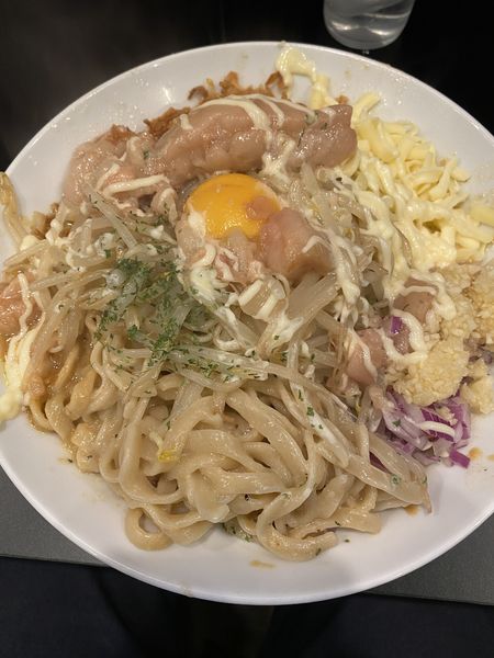 「限定 みそかるぼ+チーズ　1200+100」@豚風。の写真