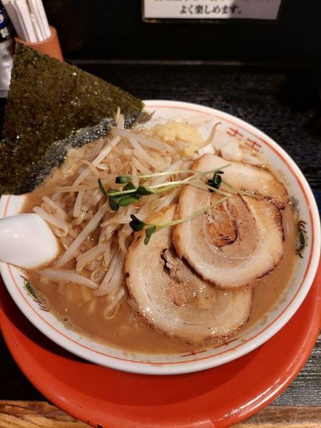 「味噌煮干大盛980円」@江戸前煮干中華そば きみはん 五反田店の写真