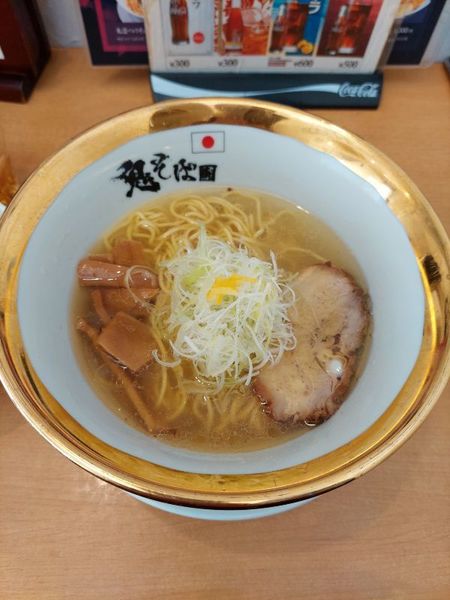 「鬼塩ラーメンセット1300円」@鬼そば 藤谷の写真