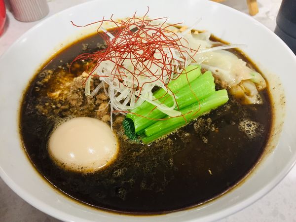 「【限定】特製黒胡麻坦々麺【1500円】」@ラーメン星印の写真