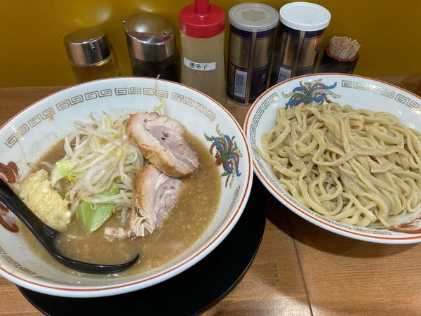 「［期間限定］つけ麺（中）」@ラーメンブタイチ 松山二番町店の写真