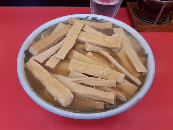 「メンマ　大盛り」@好陽軒の写真