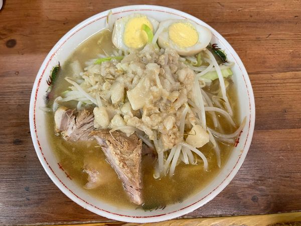 「小(¥800) 煮玉子(¥100)」@ラーメン二郎 品川店の写真