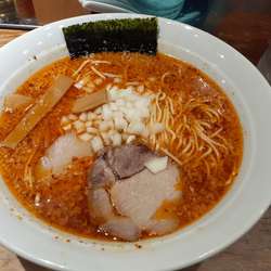 赤辛中華そば、大盛