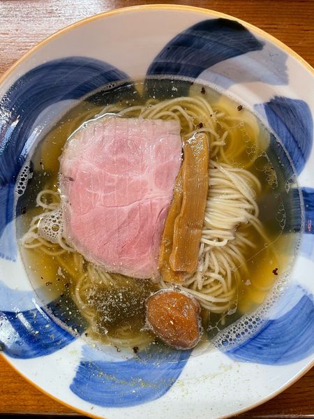 「南高梅　塩煮干らぁ麺」@さんくるげの写真