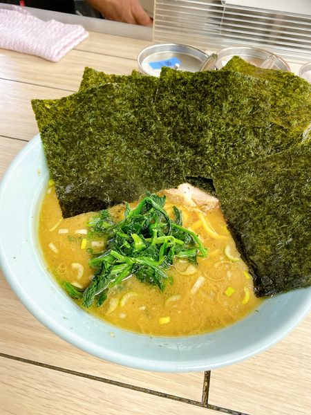 「ラーメン のりトッピング」@らすた 代々木支店の写真