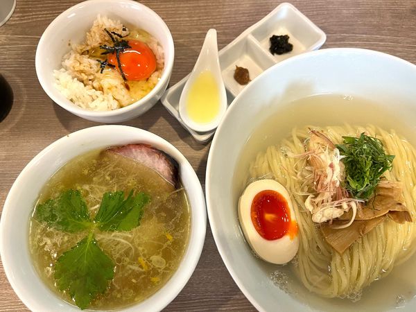 「特製蜆昆布水つけ麺（塩）」@中華そば 和渦 TOKYOの写真