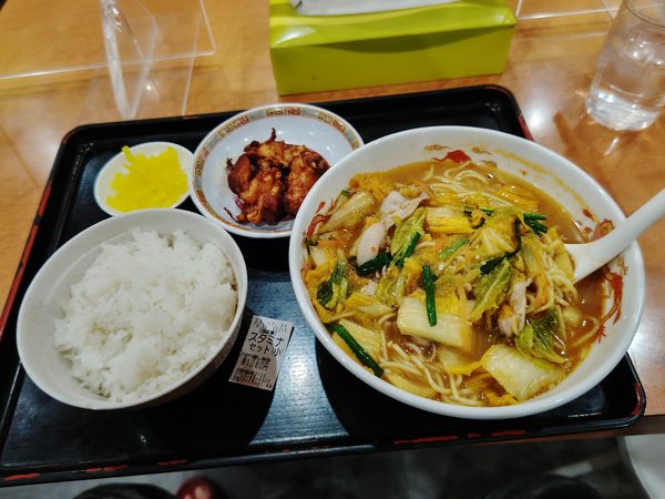 「スタミナセット（小）１０８０円」@天理スタミナラーメン 本店の写真