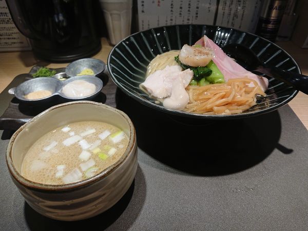 「ほたての昆布水つけ麺 白【塩】(大盛)」@Tokyo Style Noodle ほたて日和の写真