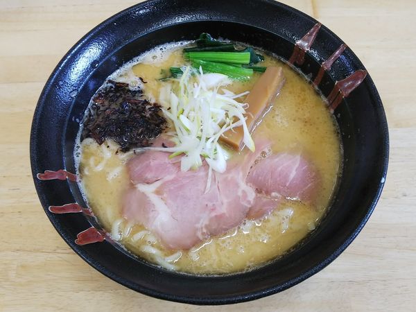「鶏白湯拉麺＋半炒飯　750＋250円」@麺喰厨房 EVO2の写真