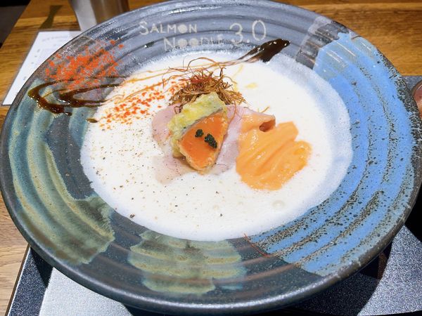 「白サーモン」@サーモンnoodle3.0の写真
