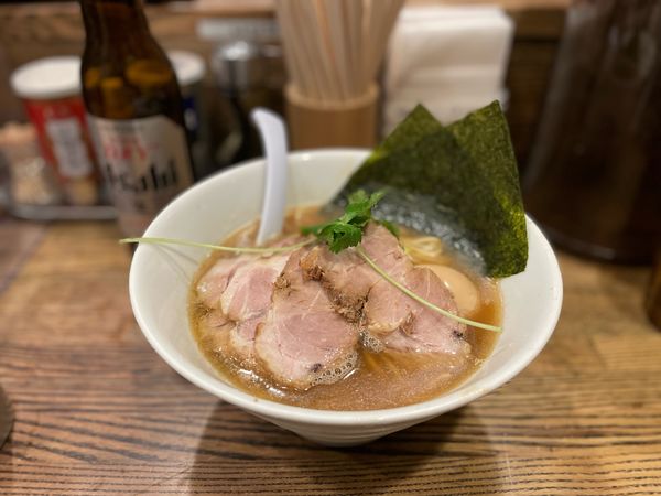 「特製平子煮干そば ¥1100」@新橋 纏の写真
