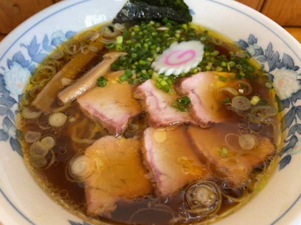 「黒しょうゆラーメン750円」@白河ラーメン 岩松の写真