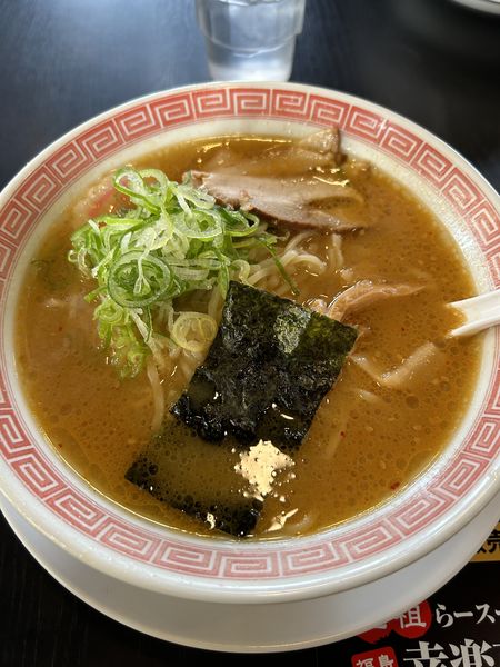 「味噌ラーメン半チャ餃子セット」@幸楽苑 足立佐野店の写真