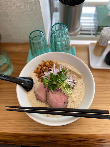 「鶏泡しょうゆ大盛」@鶏泡そば 草戸ベースの写真