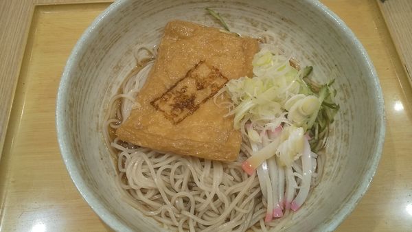 「きつねそば・大盛(¥410)」@小諸そば 鎌倉橋店の写真