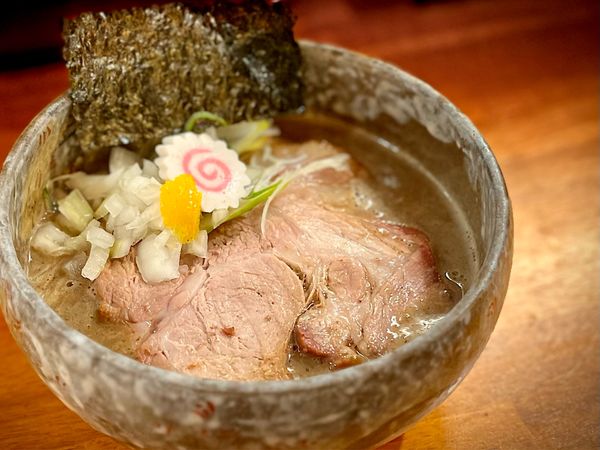 「魚介豚骨らーめん」@豚骨らーめん れんの写真