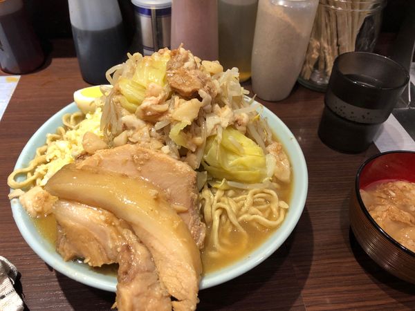 「ラーメン普通(大)」@ラーメン富士丸  西早稲田店の写真