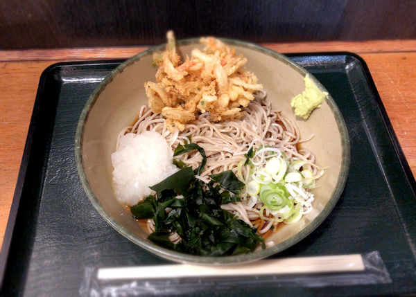 「朝そば・冷(370円)」@名代 箱根そば 新橋店の写真