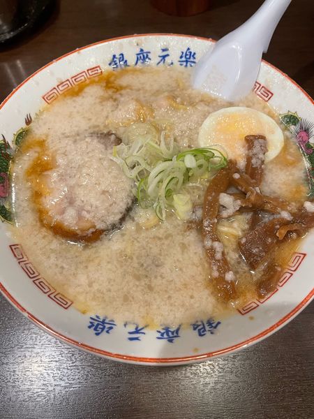 「元らーめん 大盛」@銀座元楽の写真