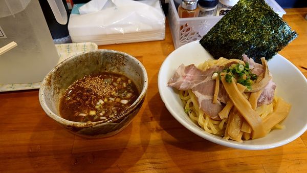 「つけ麺」@横浜家系ラーメン ぶっちぎり家の写真
