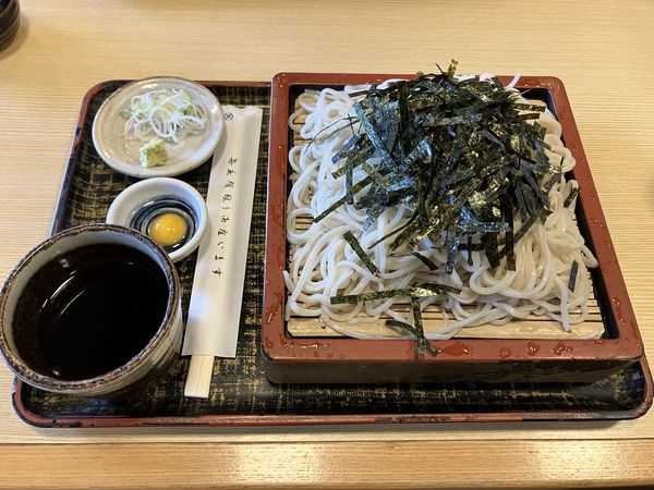 「ざる蕎麦大盛り」@松栄庵の写真