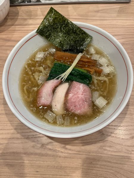 「手揉み中華そば・塩 900円」@麺処 にし尾の写真
