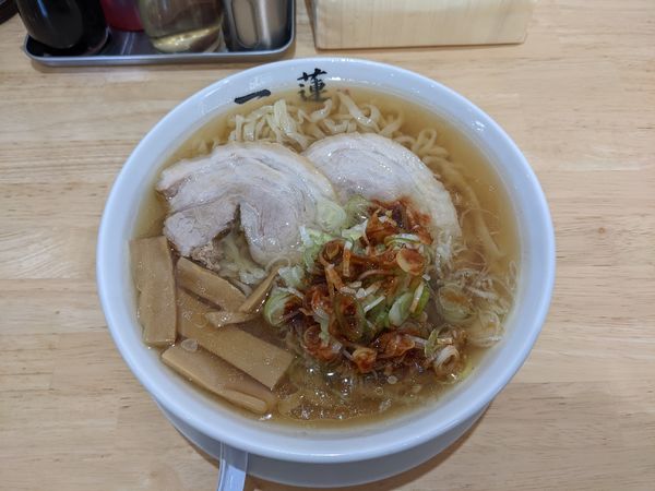 「ねぎ中華そば　810円」@佐野らーめん 一蓮の写真