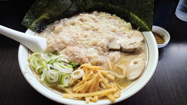 「塩中華そば(中)+海苔・魚強め・身入りトリプル」@手打ち中華そば 酒田の写真