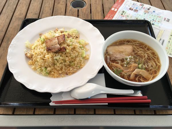 「ラーメンチャーハンセット」@横浜中華街 王鼎記の写真