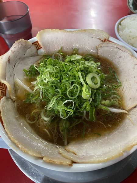 「中華そば＋餃子＋ライス」@もっこす 西明石駅前店の写真