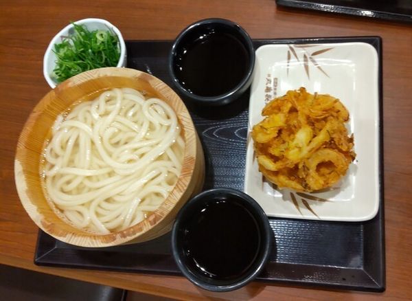 「釜揚げうどん」@丸亀製麺 山形店の写真