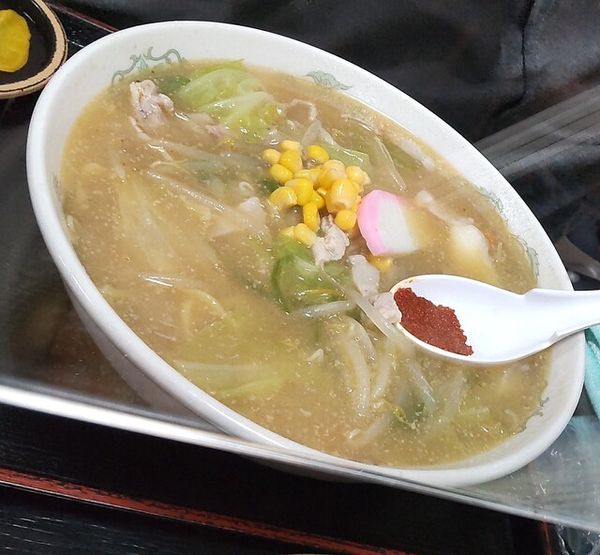 「味噌ラーメン８００円」@一休庵の写真